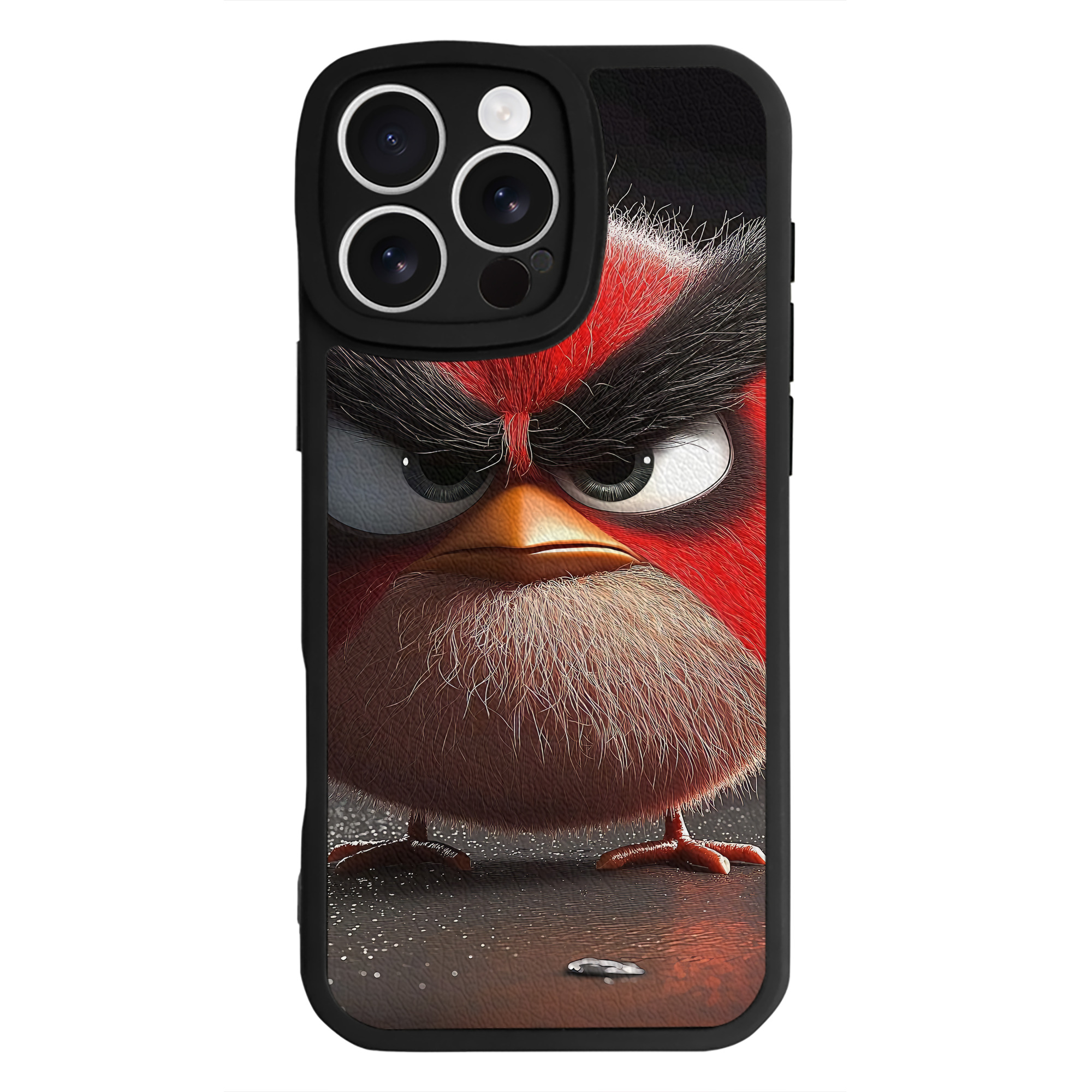 （画像用） Angry Birds アングリーバード 【iPhone 16シリーズ対応】シリコンスマホケース（レザー調） 材質：シリコン